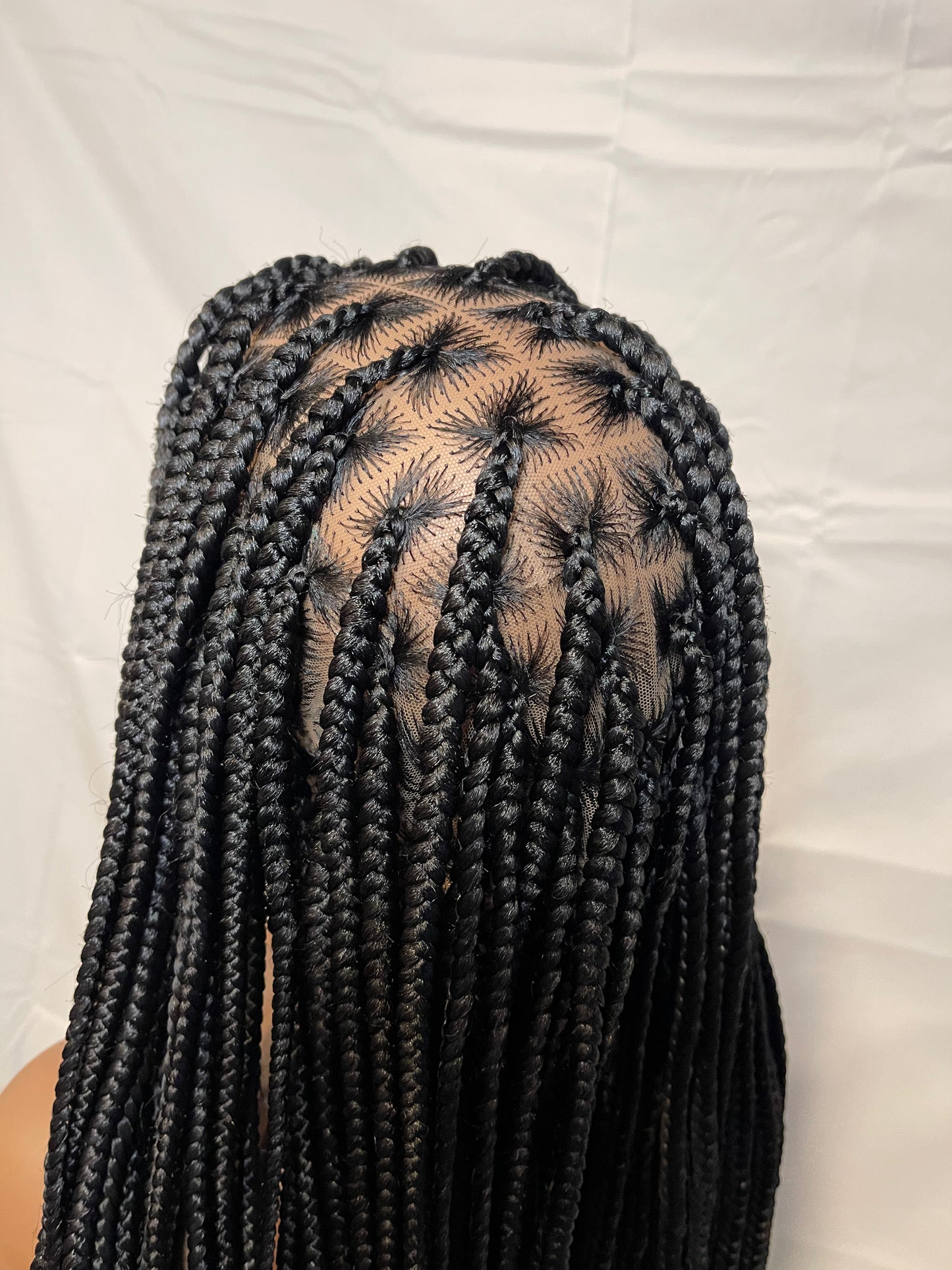 Full Lace Knotless Braid Wig Black