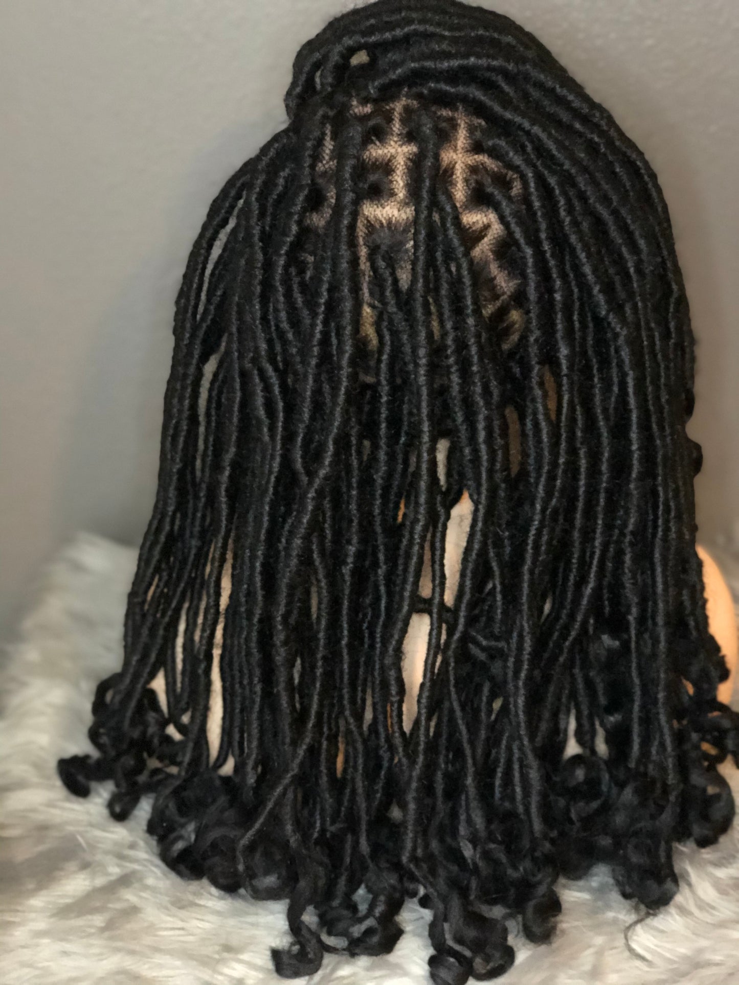 Full Lace Unique Faux Loc Wig