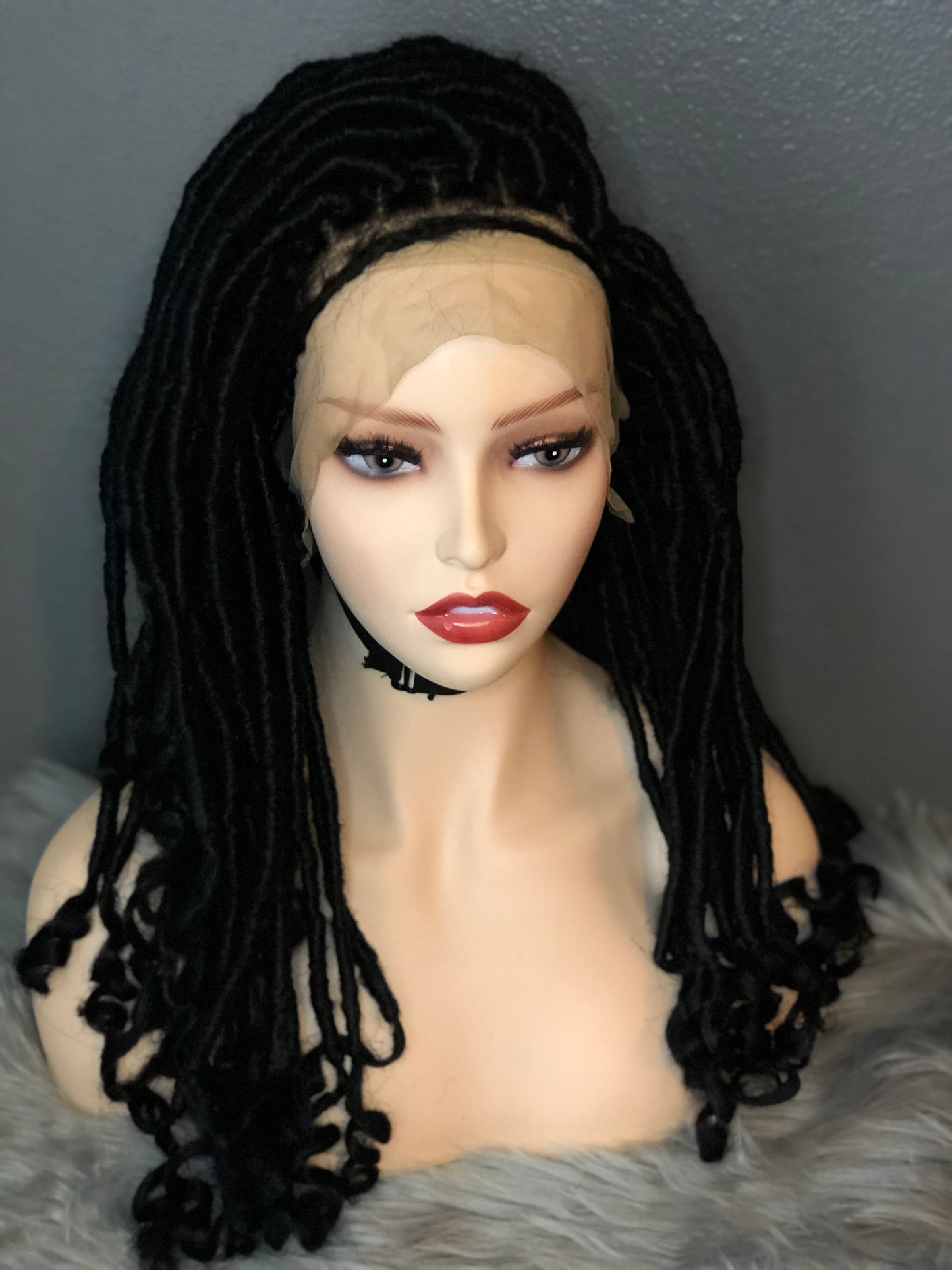 Full Lace Unique Faux Loc Wig