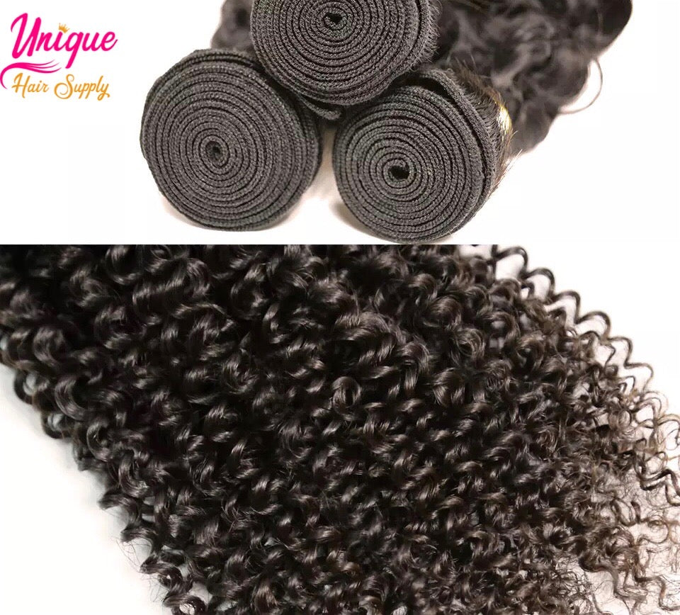 Virgin Kinky Curly Bundles