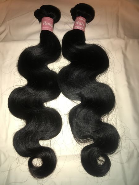 3 Bundles- Virgin Brazilian Straight, Body Wave, Loose Wave, Deep Wave, Kinky Curly