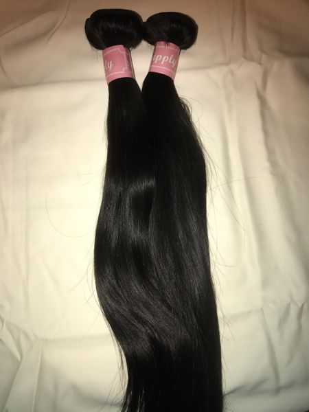 3 Bundles- Virgin Brazilian Straight, Body Wave, Loose Wave, Deep Wave, Kinky Curly