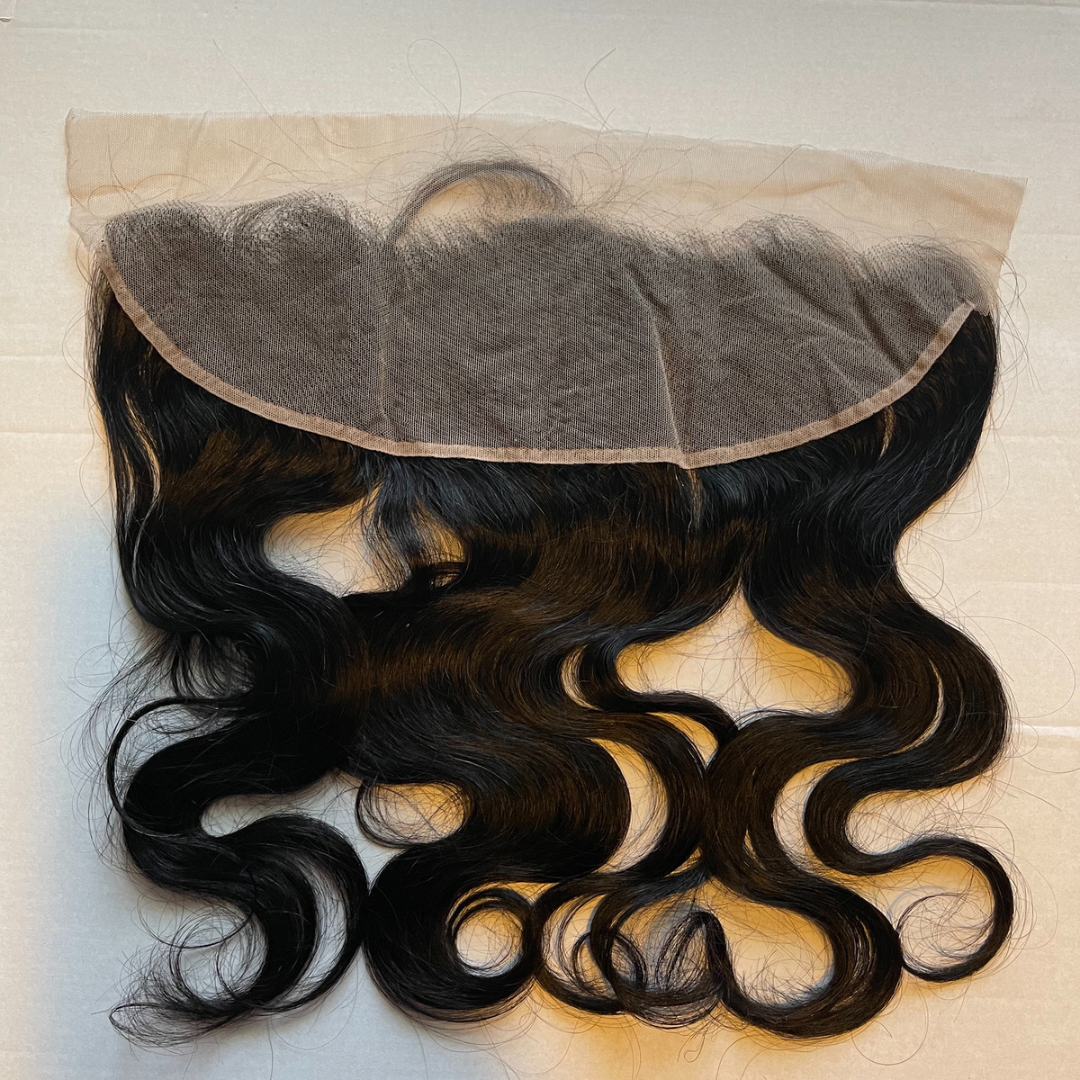 16" Virgin Brazilian Swiss Lace Frontals- Straight & Body Wave