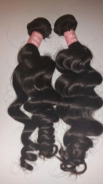 3 Bundles- Virgin Brazilian Straight, Body Wave, Loose Wave, Deep Wave, Kinky Curly
