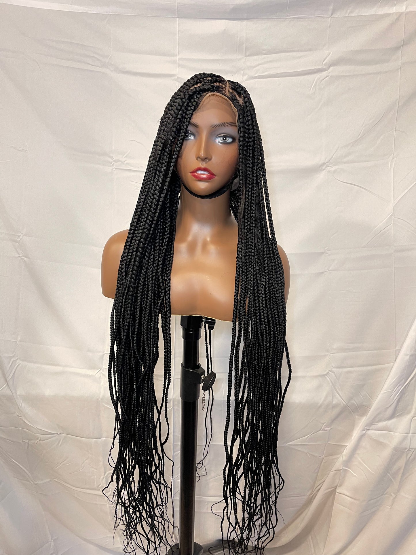 Full Lace Knotless Braid Wig Black