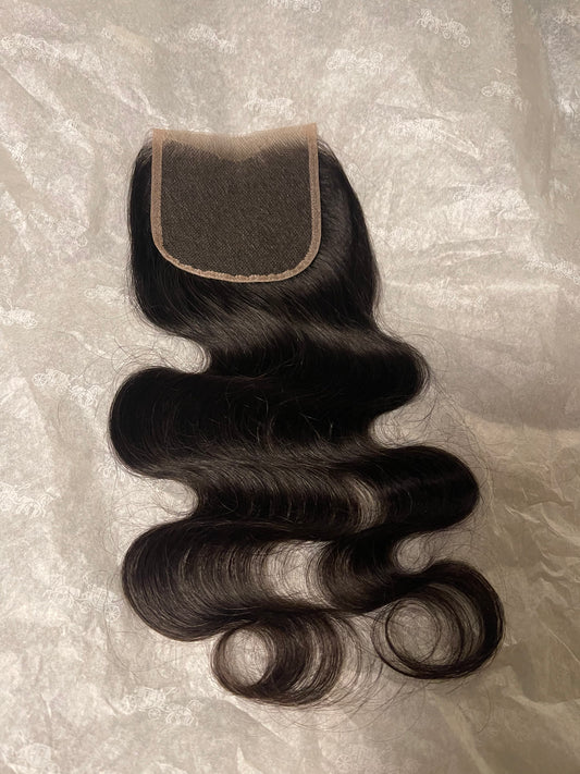 4x4 Virgin Brazilian Body Wave HD Lace Closure
