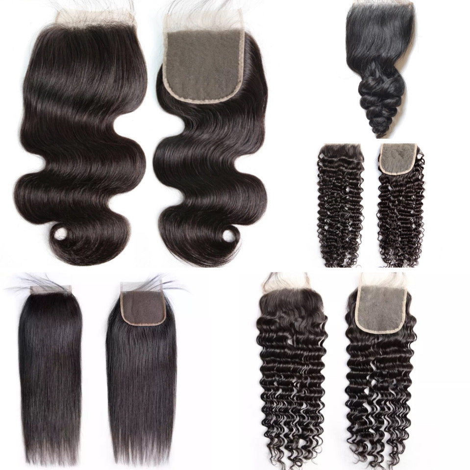 3 Bundles with 5x5 Closure- Virgin Brazilian Body Wave