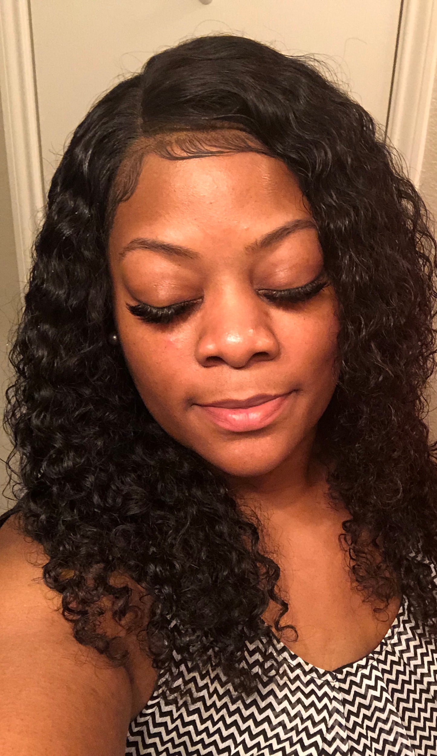 Virgin Brazilian Curly Lace Frontal Wig