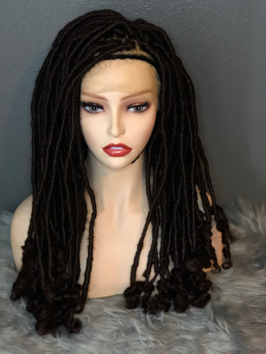 Full Lace Unique Faux Loc Wig