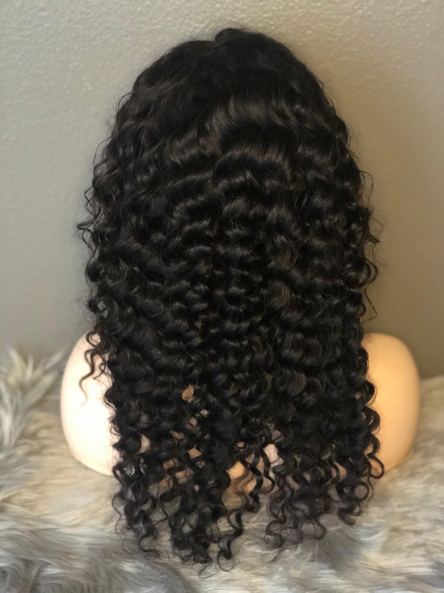 Virgin Brazilian Deep Wave Wig Lace Front