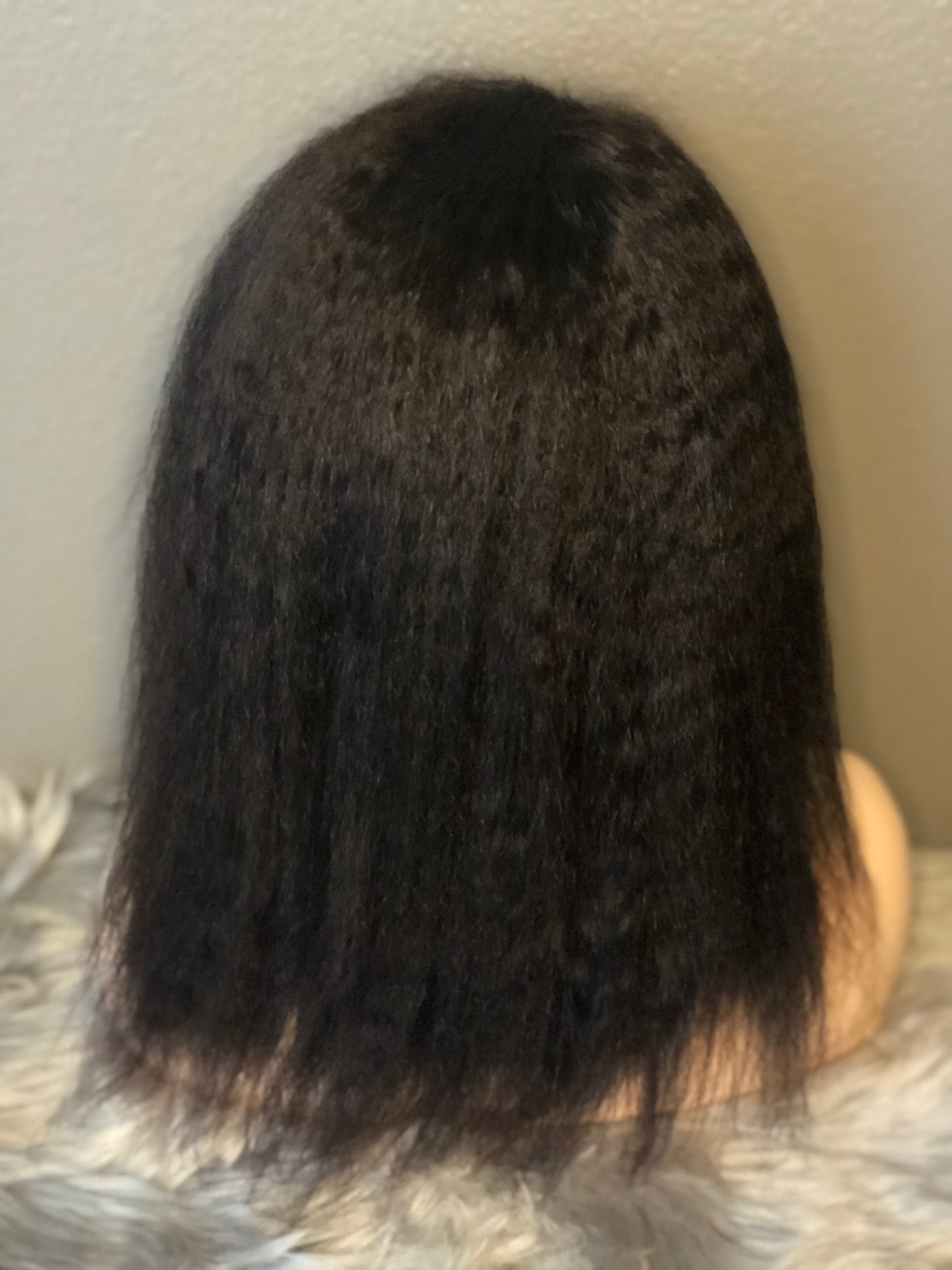 Virgin Brazilian Kinky Straight Lace Front Wig